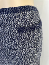 Load image into Gallery viewer, 97C, 1997 Cruise Chanel Vintage Navy and White Tweed Skirt FR 38 US 6