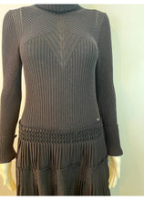 Load image into Gallery viewer, Chanel 08A 2008 Fall Black Turtleneck Sweater Dress FR 40 US 4/6