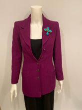 Load image into Gallery viewer, 1989 Collection 28 Large Vintage Chanel CC Turquoise Stone Gold Plated Cross