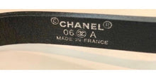 Load image into Gallery viewer, Chanel 2006 Fall 06A skinny Black Patent Leather waist Crystal Buckle Belt SZ 36