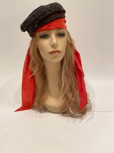 Load image into Gallery viewer, Chanel 08C Orange Cotton Scarf Neckerchief Headband headscarf Bandana