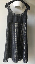 Load image into Gallery viewer, Chanel 06P, 2006 Spring Window Pane silk Chiffon baby doll Sheer Dress FR 46 US 12