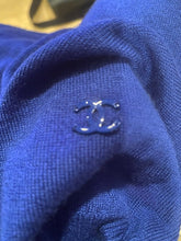 Load image into Gallery viewer, Chanel 04A 2004 Fall Royal Blue Cashmere long sleeved  Shell Top Blouse cardigan  FR 38
