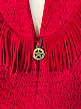 Load image into Gallery viewer, Chanel 14A 2014 Fall Paris-Dallas Red Runway Dress FR 40 US 6