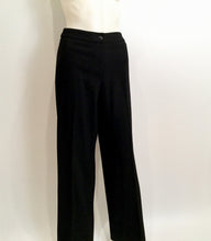 Load image into Gallery viewer, Chanel Black Wide Leg Wool Cashmere Pants Trouser US 8