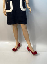 Load image into Gallery viewer, Chanel Light Red Lace Satin Heels EU 39C US 8.5/9