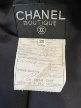 Load image into Gallery viewer, Vintage Collection 23 1990’s Chanel Beautiful Soft Cashmere Black Double Breasted Blazer Jacket FR 38 US 6/8