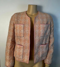 Load image into Gallery viewer, Vintage Chanel 96P 1996 Spring Pink and Creme Jacket FR 48 US 12/14