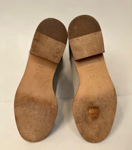 Load image into Gallery viewer, Chanel 13C 2013 Cruise Grey Leather Western Boots Large CC Logo EU 40.5 US 9.5