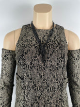 Load image into Gallery viewer, Chanel 05A 2005 Fall Removable sleeves/gloves Dress FR 38 US 4