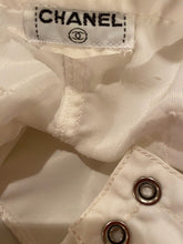 Load image into Gallery viewer, 96P, 1996 Spring Vintage Chanel Boutique White Nylon Sport Shorts US 6