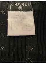 Load image into Gallery viewer, Chanel 05P, 2005 Spring Black Cotton knit interlocking CC logo Blouse top FR 40 US 4/6