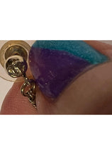 Load image into Gallery viewer, Chanel 08A 2008 Fall Pink Gold Miniature Nail Polish Dangle Pierced Earrings