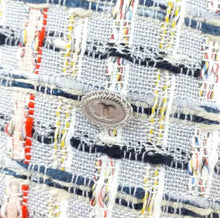 Load image into Gallery viewer, Chanel 2018 Spring 18P Multicolor Grey Tweed Dress FR 42 US 10/12