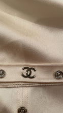 Load image into Gallery viewer, Chanel 03A Collection Snap 2003 Fall Off White/Ivory Blouse Top FR 36 US 2/4