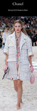 Load image into Gallery viewer, Chanel 19P 2019 Spring Runway Umbrella Motif Silk Multicolor Pleated Skirt FR 42 US 6