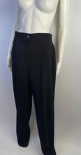 Load image into Gallery viewer, Chanel 99C 1999 Cruise Vintage Black Wool Trousers Slacks Pants FR 44 US 10