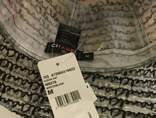 Load image into Gallery viewer, NWT New with Tags Chanel 15S waterproof cloche black white bucket rain Hat Sz Medium