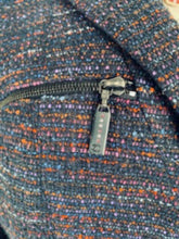 Load image into Gallery viewer, Vintage Chanel 02A 2002 Autumn Wide Leg Blue Multicolor Jacket Pant Suit FR 42