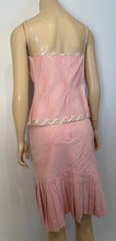 Load image into Gallery viewer, Editing (on Layaway) Chanel 03P, 2003 Spring pink camisole top matching Pleated accordion skirt set FR 42 US 8