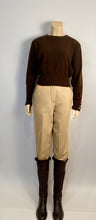 Load image into Gallery viewer, Chanel Vintage Cashmere Dark Brown Sweater US 12/14/16