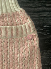 Load image into Gallery viewer, Chanel 18P 2018 Spring Pink Ivory 3 Pc Woven Cardigan Skirt Belt Skirt Set FR 36 US 4/6