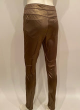 Load image into Gallery viewer, Chanel 12A, 2012 Fall Paris Bombay Stretchy Gold Metallic Pants Leggings FR 40 US 4/6