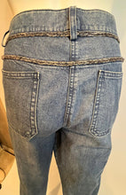 Load image into Gallery viewer, Chanel 06P 2006 Silver Trim Denim Blue Jeans FR 42