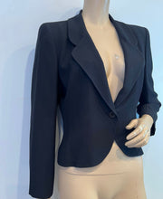 Load image into Gallery viewer, Chanel 02C 2002 Cruise Dark Navy Pants Jacket Suit Set FR 42 US 6/8