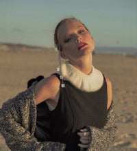 Load image into Gallery viewer, Vintage Chanel 00A, 2000 Fall Ready to Wear Ivory sweater blouse Top FR 44 US 8/10