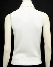 Load image into Gallery viewer, Chanel 05P, 2005 Spring White Cotton Top Blouse Pleated Front FR 42