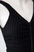 Load image into Gallery viewer, NWT New with Tags Black Chanel Fitted Contour Zip Up Mini Dress FR 40 US 4/6