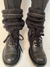 Load image into Gallery viewer, Chanel 11A, 2011 Fall Runway Black Leather Boots EU 39 US 8.5/9