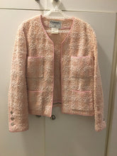 Load image into Gallery viewer, Vintage Chanel 96P 1996 Spring Pink and Creme Jacket FR 48 US 12/14