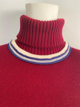 Load image into Gallery viewer, Chanel 09A 2009 Fall Long Sleeve Soft Cashmere Stripes Turtleneck Sweater FR 44 US 8/10
