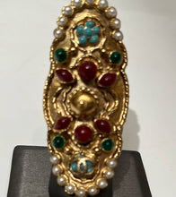 Load image into Gallery viewer, Rare Chanel 11C 2011 Cruise Resort Poured Glass Cocktail Ring Sz 6