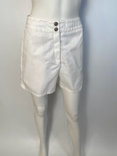 Load image into Gallery viewer, 96P, 1996 Spring Vintage Chanel Boutique White Nylon Sport Shorts US 6