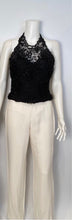 Load image into Gallery viewer, Vintage Chanel 03P, 2003 Spring Ivory Trouser Pants FR 36