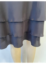 Load image into Gallery viewer, Chanel 03P 2003 Spring Silk Chiffon Black Dress FR 38