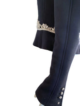 Load image into Gallery viewer, Rare Chanel 02A 2002 Fall Black Fitted Jacket with Crystal Embellishments FR 40 US 4/6