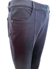Load image into Gallery viewer, Chanel Black Cotton Low Rider Pant Jeans FR 38 US 4/6