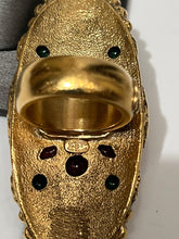 Load image into Gallery viewer, Rare Chanel 11C 2011 Cruise Resort Poured Glass Cocktail Ring Sz 6