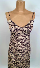 Load image into Gallery viewer, Chanel 05P, 2005 Spring CC Logo Camellia Silk Spaghetti Strap Dress FR 38 US 4/6