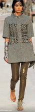 Load image into Gallery viewer, Chanel 12A, 2012 Paris Bombay Fall Stretchy Gold Metallic Pants Leggings FR 38 US 4/6