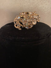 Load image into Gallery viewer, Chanel 16C Rare ‘Fairy Bouquet’ crystal CC Ring Size 5 1/4