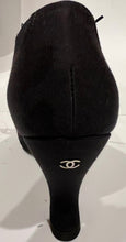 Load image into Gallery viewer, Chanel 18A 2018 Pre-Fall Black Fabulous Pearl Crystals and CC Bows Heel Booties EU 38 US 7/7.5