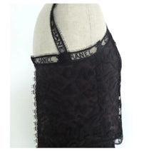Load image into Gallery viewer, Rare! Chanel Vintage 98A Fall Logo Black Lace Tank top Blouse Camisole Skirt Set FR 38 US 4