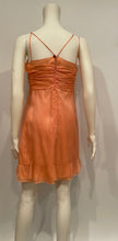 Load image into Gallery viewer, Chanel 07P 2007 Spring Peach Silk mini Dress FR 40