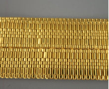 Load image into Gallery viewer, 96A 1996 Fall Vintage CHANEL Gold Gripoix Rhinestone Byzantine Flower Metal Belt size Medium