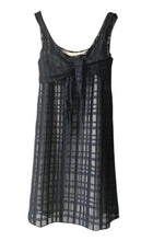 Load image into Gallery viewer, Chanel 06P, 2006 Spring Window Pane silk Chiffon baby doll Sheer Dress FR 46 US 12